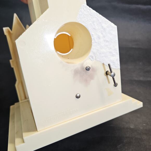 Vintage 1950s Raylite Illuminated Lighted Music Box Christmas Cathedral Church - Picture 3 of 11